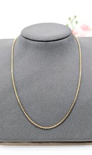 Chaîne maille forçat en or