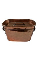 Grande daubière ancienne en cuivre XVIIIème / XIXème siècle