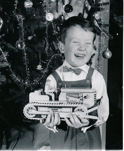 Noël 1960 enfant jouet - noËl,