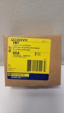 Square D QO260VH Miniature Circuit Breaker - 60 A, 2 Pole, 120/240 VAC *NIB*