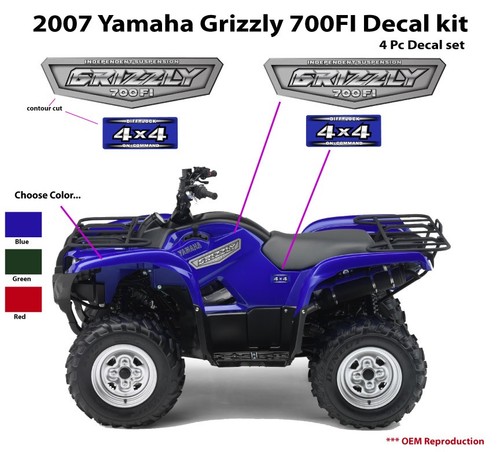 2007 yamaha grizzly 700 - yamaha, fi