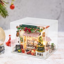 Kit de bricolage de Noël miniature pour chalet créatif à partir 14 ans avec