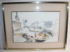 Aquarelle signée Joseph