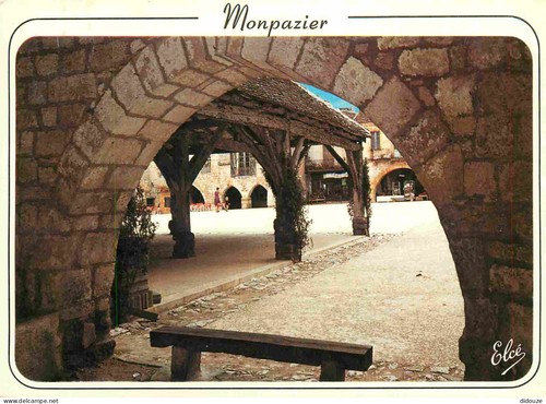 Carte postale monpazier - 24,