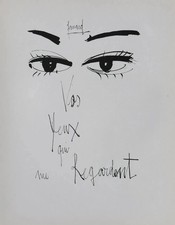 Bernard BUFFET : Vos yeux qui