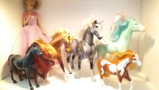 Lot Horses Articulated Figures