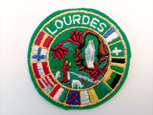 écusson lourdes feutrine - Écusson,
