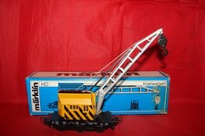 MARKLIN HO WAGON CRANE 4671 ELECTRIC TRAIN BOX