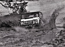 large vintage car photo Citroen Mehari 4x4 auto foto PKW 1979 & dog