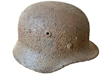 Militaria allemand ww2 original. Casque allemand M40 division d'élite 