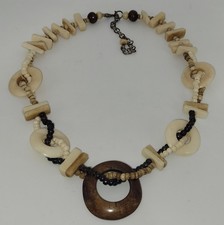 Collier Ethnique Boho Bois -