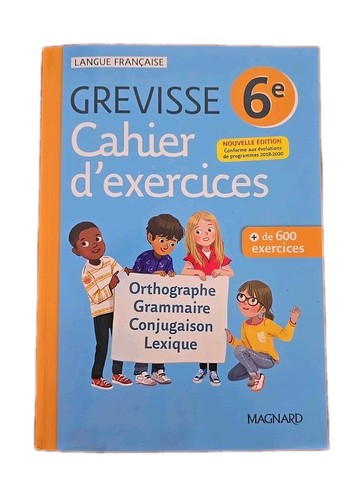 Cahier exercices grevisse - d'exercices,