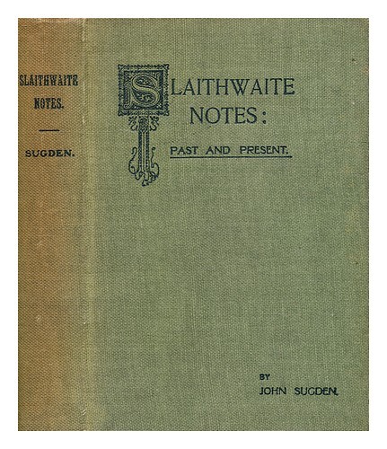 Sugden john p slaithwaite - sugden,,