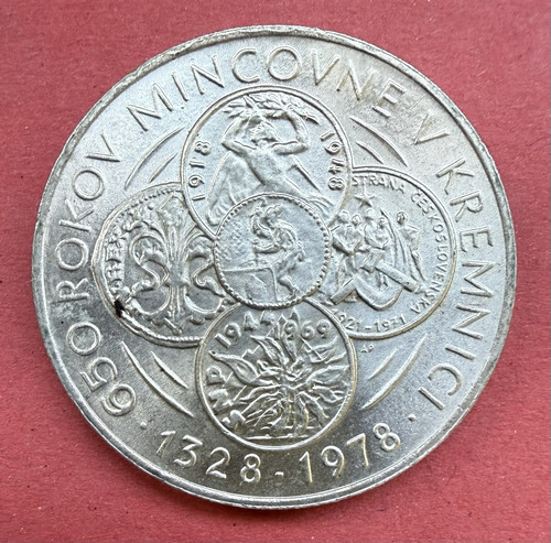 Korun 1978 argent - 50, argent–