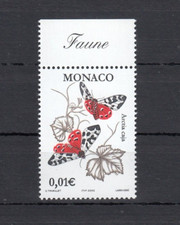 Butterflies Tiger Moth Monaco MNH 2002 (148012)