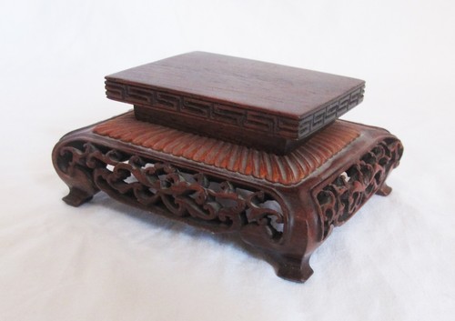 Socle bois sculpté - bois,