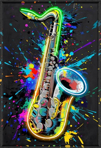 Palais royal quadro led - palais, sax