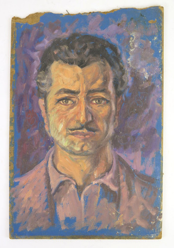 Tableau huile daté - l'huile, 1959