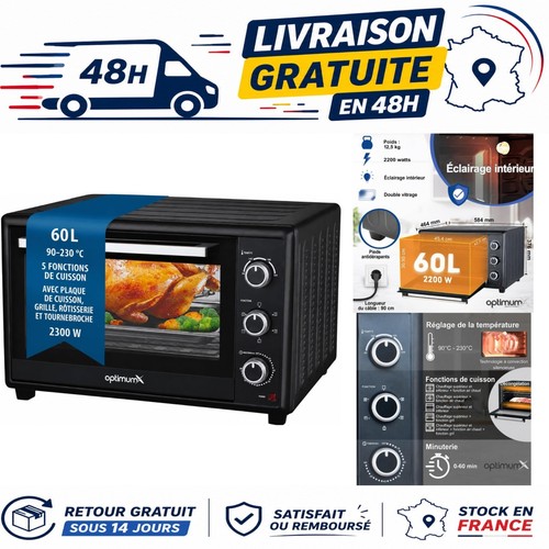 Four électrique 60l xxl - four,