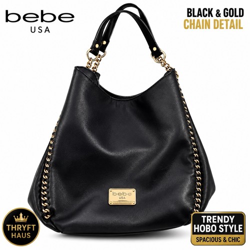 Bebe los angeles black - los, chain