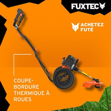 Débroussailleuse coupe bordure thermique à roues XXL 51,7cm3 Fuxtec fx-fsr152