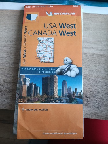 Carte routière michelin usa - carte, usa/