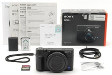 [English OK] Sony Cyber-Shot DSC-RX100M5 RX100V 20.1MP Digital Camera Box + 64GB
