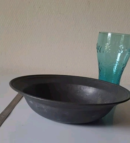 Ancien vasque etain - vasque,