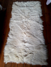 ALPACA SKIN CARPET BED DESCENT CARPET? VINTAGE YEARS 70 80x165cm