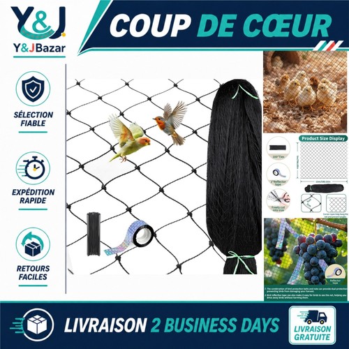Filet anti oiseaux 15 - 15, m