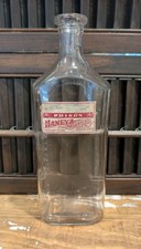 Antique Apothecary Empty Sublimate Poison Pharmacy Bottle 10.5" X 4" X 2.5"