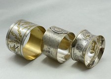 Ronds de serviettes métal