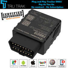 TruTrak GPS Tracking device - Van Car Coach OBD II Tracker- Refurbished