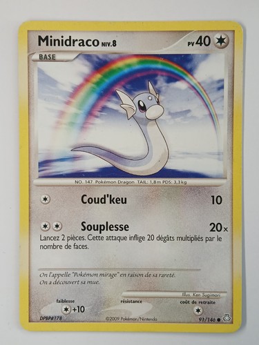 Carte pokémon minidraco - pokémon, fr