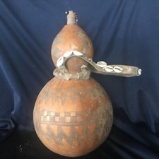 gourde africaine superbe decoration  Très Belle Fabrication.