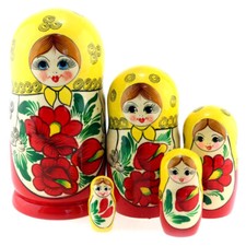 Classic Russian Doll Yellow
