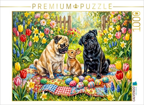 Calvendo puzzle zwei möpse - calvendo,