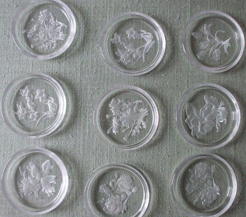Sous verres cristal - 9, val