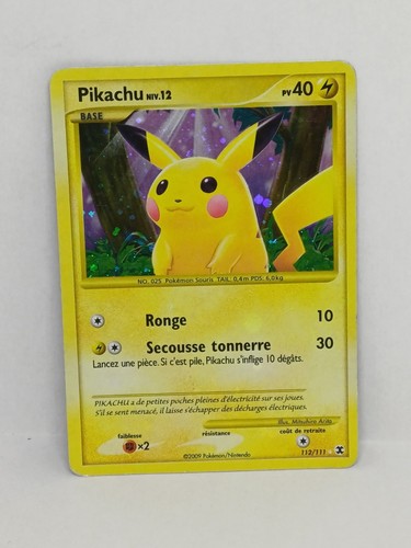Carte pokémon pikachu - carte,