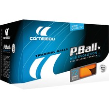 Balles de tennis de table (72 pièces) P-ball 1* Cornilleau Orange