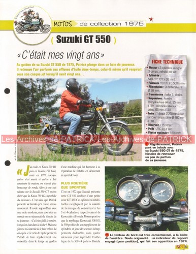 Suzuki 550 1975 joe - 550, bar