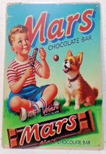 PLAQUE METAL VINTAGE 20X30