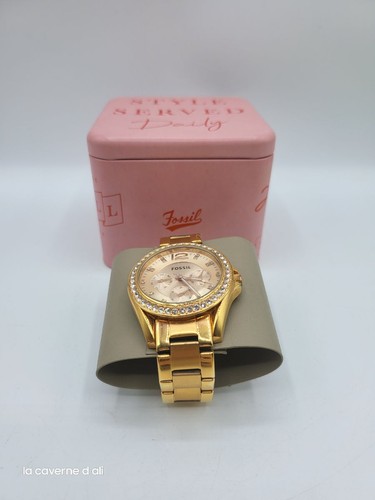 Montre fossil femme dorée - montre,