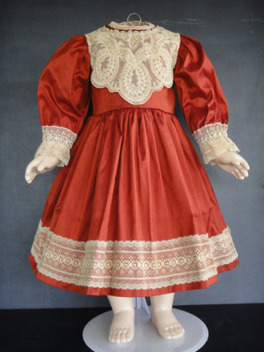 Robe soie bordeaux pour - bordeaux,