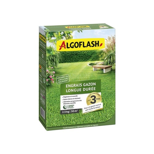 Engrais gazon algoflash - -,