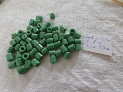 Lot grosses perles tubes - lot,