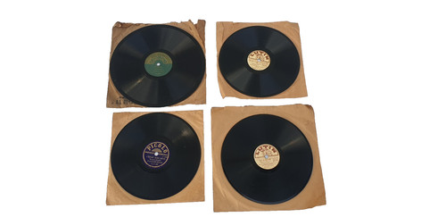Disques gramophone petit - 4,