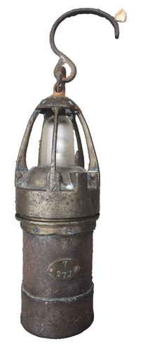 Ancienne lampe mineur - ancienne,