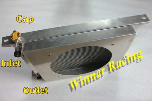 Aluminum radiator shroud fit - aluminum,