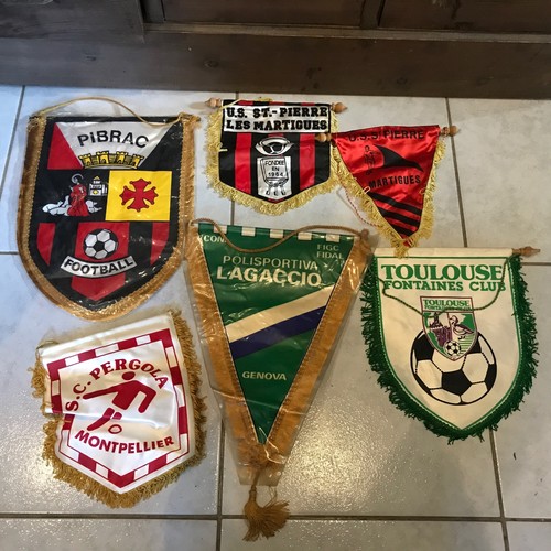 Lot fanion football vintage - vintage,